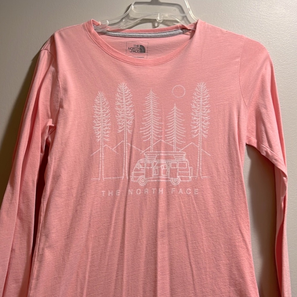 North Face Pink Long Sleeve